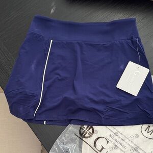 G/FORE Women's Navy Skort with White Trim